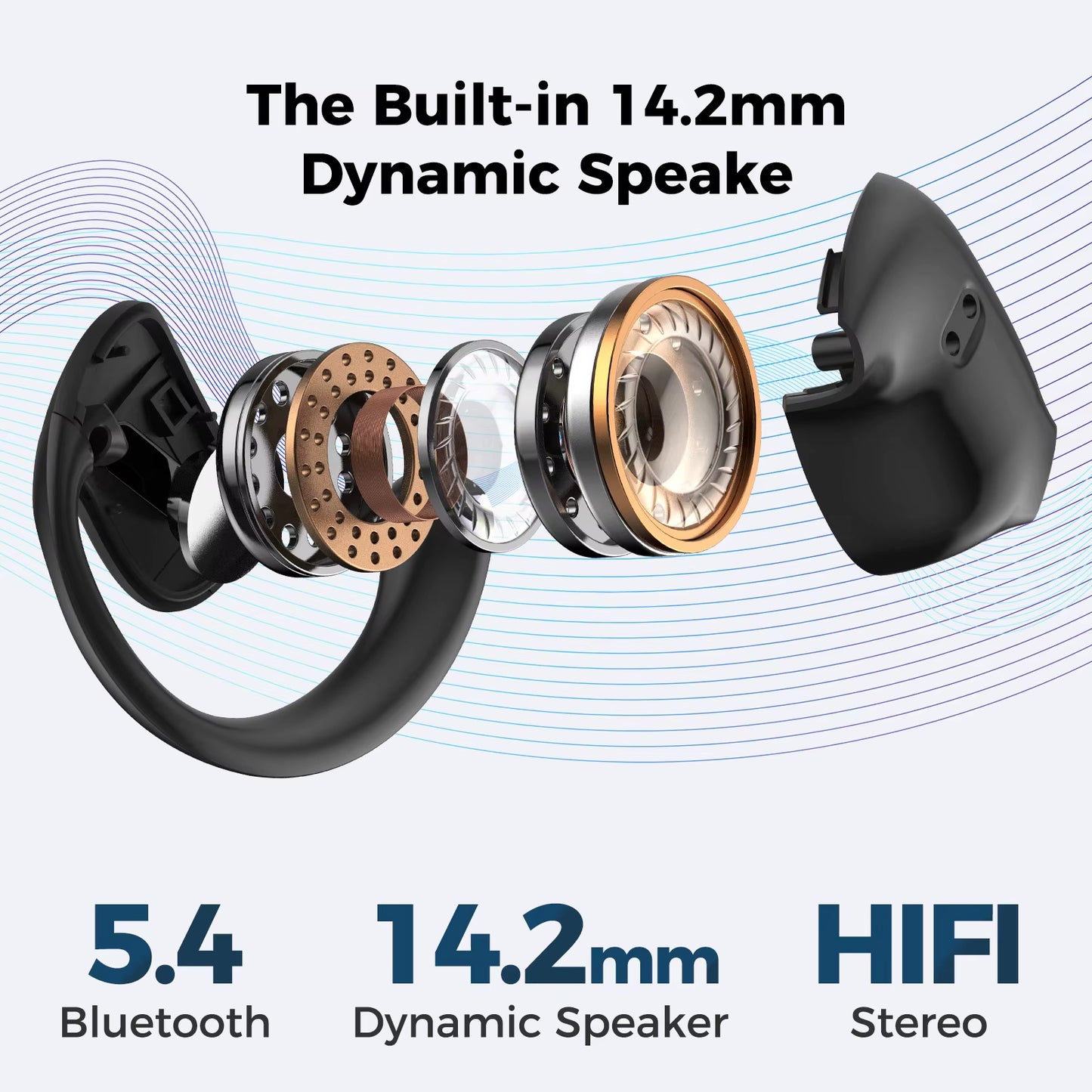 Translator  X15Pro 5.4 Bluetooth Headset Translation Earphones Wireless Headphones Office Travel,Asmr Headset APP